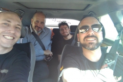 DronKTS - Pita Valley team en route to an intellectual property convention at AAPOD (Andalusian Association of Pilots and Drones Operators). (March 2017)